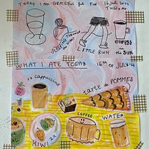 Mijn project van de cursus: Geïllustreerd dagboek: een bewuste dagelijkse praktijk. Fine Arts, Sketching, Creativit, Drawing, and Sketchbook project by esmee79 - 08.01.2024