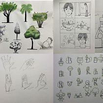 Mi proyecto del curso: Dibujo para principiantes nivel -1. Un proyecto de Dibujo a lápiz, Dibujo, Creatividad con niños y Sketchbook de Diana Yaqueline Ramírez Fonseca - 01.08.2024