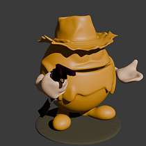 Mi proyecto del curso: Introducción al diseño y modelado 3D con Blender. Motion Graphics, Character Design, Product Design, and 3D Modeling project by Javier Santander - 07.31.2024