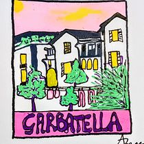 Il mio progetto del corso: Disegno con pennarelli acrilici: riproduci la tua scena preferita. Sketching, Drawing, Acr, lic Painting, Architectural Illustration, and Sketchbook project by ambrazeffiro8 - 08.02.2024