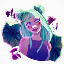 My project for course: Cartoon-Style Character Portraits with Procreate. Character Design, Digital Illustration, Digital Drawing, and Digital Painting project by Anna Kostiuchenko - 08.02.2024