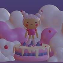Mi proyecto del curso: Creación de personajes kawaii en 3D con Blender Ein Projekt aus dem Bereich Traditionelle Illustration, Design von Figuren, Digitale Illustration, 3-D-Modellierung und Manga von deniise_palma - 27.07.2024