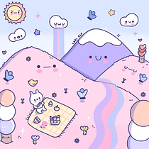 Meu projeto do curso: Design de mundos kawaii: crie ilustrações alegres. Character Design, Digital Illustration, and Manga project by Larissa Espíndola - 08.04.2024