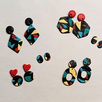 My project for course: Polymer Clay Jewelry Design for Beginners. Design de acessórios, Artesanato, Design de joias, e DIY projeto de lemonadesire - 02.08.2024