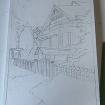 Mi proyecto del curso: Ilustración urbana con técnicas de entintado. Sketching, Drawing, Architectural Illustration, Sketchbook & Ink Illustration project by 14fenris96 - 08.04.2024