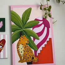 Meu projeto do curso: Pintura com tinta acrílica: crie peças coloridas e tropicais. Projekt z dziedziny  Malarstwo, Malarstwo akr, lowe, Ilustracja naturalist i czna użytkownika anaascorttes - 04.08.2024
