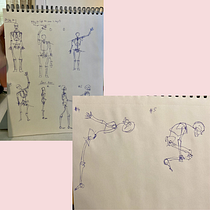 My project for course: Figure Drawing for Beginners Ein Projekt aus dem Bereich Bildende Künste, Skizzenentwurf, Bleistiftzeichnung, Zeichnung, Realistische Zeichnung und Anatomische Zeichnung von Jess Chua - 04.08.2024