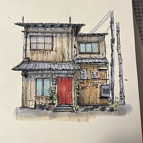 My project for course: Expressive Architectural Sketching with Colored Markers Ein Projekt aus dem Bereich Skizzenentwurf, Zeichnung, Architektonische Illustration, Sketchbook und Illustration mit Tinte von ozelgulnihal - 30.07.2024