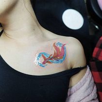 Mi proyecto del curso: Tatuaje realista a color . Un proyecto de Diseño de tatuajes de Cristian David Moreno - 01.05.2024