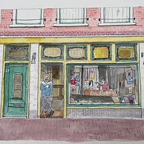 Mijn project van de cursus: Stadsbeeld in aquarel: breng je stad in beeld . % Cora Bijsterveld tarafından hazırlanan Tablo, Çizim, Sulubo, a Resim, Mimari İllüstras, Ve on projesi - 08.06.2024