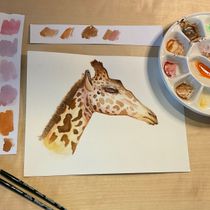 Il mio progetto del corso: Illustrazione realistica di animali selvatici ad acquerello. Fine Arts, Painting, Watercolor Painting, and Naturalistic Illustration project by elisabetta.cr - 08.07.2024