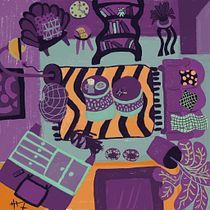 My project for course: Flat Digital Illustration with Vibrant Colors . Drawing, Digital Illustration, and Digital Drawing project by Stella Georgaki - 08.01.2024