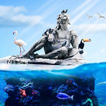 Mi proyecto del curso: Collage digital en Photoshop: composición y efectos visuales. Photograph, Collage, Photo Retouching, Fine-Art Photograph, Photographic Composition, and Photomontage project by Michel Gonzalez - 08.07.2024