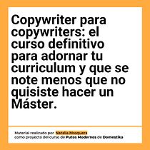 Mi proyecto del curso: Copywriting para copywriters. Un progetto di Pubblicità, Cop, writing, Stor, telling e Comunicazione di Natalia Mosquera - 08.08.2024