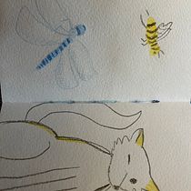 Il mio progetto del corso: Sketching creativo ad acquerello per principianti. Un progetto di Illustrazione tradizionale, Bozzetti, Creatività, Disegno, Pittura ad acquerello e Sketchbook di vzq7gyjrc9 - 08.08.2024