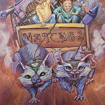 My project for course: Fantasy Acrylic Painting. Un projet de Conception de personnages, Peinture, Peinture acr , et lique de Heather Hart - 08.08.2024