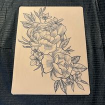 Mi proyecto del curso: Tatuaje botánico con puntillismo. Ilustração tradicional, Desenho de tatuagens e Ilustração botânica projeto de mariatomasgarcia0 - 09.08.2024