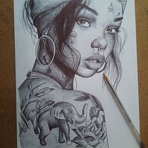 Mi proyecto del curso: Ilustración realista con bolígrafos de colores. Un proyecto de Ilustración tradicional, Bellas Artes, Dibujo, Dibujo de Retrato, Dibujo realista y Dibujo artístico de Carlos Adrián De La Paz Almaraz - 10.08.2024