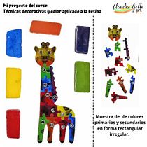 Mi proyecto del curso: Técnicas decorativas y color aplicado a la resina. Accessor, Design, Arts, Crafts, Furniture Design, Making, Interior Design, Product Design, DIY, and Color Theor project by Claudia Gelli - 08.05.2024