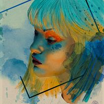 Il mio progetto del corso: Ritratto illustrato con Procreate. Projekt z dziedziny Trad, c, jna ilustracja, Grafika wektorowa, Ilustracja c, frowa i Portret użytkownika rhhmd9vxq2 - 10.08.2024