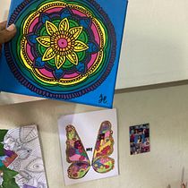 Mi proyecto del curso: Zentangle y mandalas: dibuja patrones armónicos. Un projet de Peinture, Dessin, Peinture acr, lique , et Créativité avec les enfants de jowallreynoso - 10.08.2024