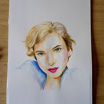 Mi proyecto del curso: Retrato en acuarela a partir de una fotografía. Un projet de Illustration traditionnelle, Aquarelle , et Dessin de portrait de Jesús candelas - 11.08.2024