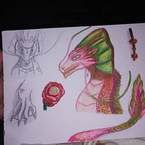 Mi proyecto del curso: Dibujos de fantasía en grafito y acuarela: guía práctica. Character Design, Painting, Pencil Drawing, Drawing, and Watercolor Painting project by desire olivera - 08.12.2024