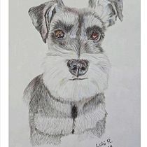 My project for course: Pet Portraits in Colored Pencils. Traditional illustration, and Naturalistic Illustration project by Lourdes Ramírez Fuentes - 08.11.2024