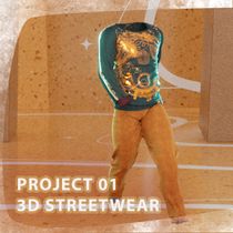 Mi proyecto del curso: Diseño de moda digital streetwear con CLO 3D y Cinema 4D. Animation, Character Animation, 3D Animation, Fashion Design, and 3D Modeling project by Darwin Gonzaga - 08.31.2024