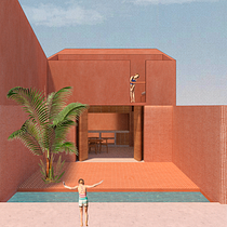 Mi proyecto del curso: Representación gráfica de proyectos arquitectónicos. Un projet de Architecture, Design graphique, Architecture d'intérieur, Design d'intérieur, Pa, sagisme, Collage, Architecture numérique et Illustration architecturale de alexandramaartinez0121 - 16.07.2024