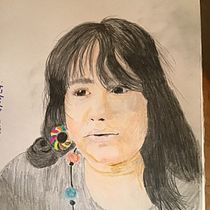 Mi proyecto del curso: Dibujo de retratos llamativos con lápices de colores. Desenho, Desenho de retrato, Sketchbook, e Desenho com lápis de cor projeto de Laura Adriana Hernández Amaya - 14.08.2024