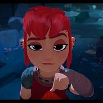 Doblaje de voz de Nimona por Alexa Gordon Piedra.. Projekt z dziedziny Kino, film i telewizja,  Kino, Komunikacja i Audio użytkownika Alexa Gordon - 10.09.2024