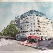Mi proyecto del curso: Dibujo arquitectónico con acuarela y tinta. Sketching, Drawing, Watercolor Painting, Architectural Illustration, Sketchbook & Ink Illustration project by rosa_pb21 - 08.18.1990