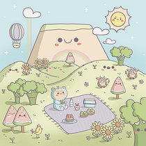 My project for course: Designing Kawaii Worlds: by Joanne Dewley - my Kawaii of the Darling Downs QLD Australia . Character Design, Digital Illustration, and Manga project by jodewley42 - 08.18.2024