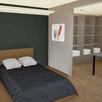 Mi proyecto del curso: Diseño de interiores de principio a fin. Un projet de Architecture d'intérieur, Design d'intérieur, Décoration d'intérieur , et Design d'espace de Andres Nicolas Machuca Alvarez - 29.07.2024