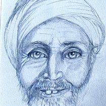 My project for course: Vibrant Portrait Drawing with Colored Pencils. Desenho, Desenho de retrato, e Sketchbook projeto de evelinewhite17 - 19.08.2024