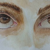 Il mio progetto del corso: Disegno ad acquerello: dipingere occhi espressivi. Fine Arts, Painting, Watercolor Painting, and Portrait Drawing project by benellialessia - 08.19.2024