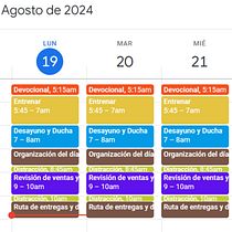 Mi proyecto del curso: Organización de agenda: gestiona tu tiempo y energía. Creative Consulting, Design Management, Marketing, Management, and Productivit project by Luis Fernando Delgado Landazuri - 08.17.2024
