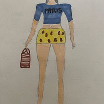 Mój projekt z kursu: Ilustracja mody. Een project van Traditionele illustratie,  Schetsen,  Modeontwerp, Digitale tekening y Mode-illustratie van Laura Pragnący - 19.08.2024