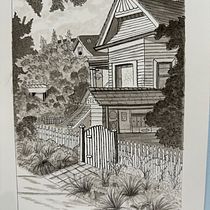 Mon projet du cours : Illustration urbaine avec techniques d'encrage. Sketching, Drawing, Architectural Illustration, Sketchbook & Ink Illustration project by Danielle - 08.19.2024