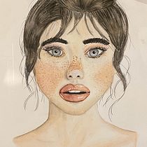 My project for course: Watercolor Portrait from a Photo. Un projet de Illustration traditionnelle, Aquarelle , et Dessin de portrait de Jess Ica - 20.08.2024