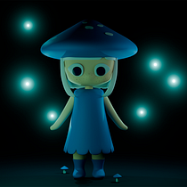 Meu projeto do curso: Criação de personagens Kawaii em 3D com Blender Ein Projekt aus dem Bereich Traditionelle Illustration, Design von Figuren, Digitale Illustration, 3-D-Modellierung und Manga von allanantsha - 21.08.2024