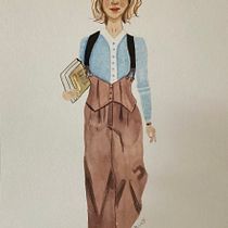 Mi proyecto del curso: Ilustración y caracterización de personajes con acuarela. Un proyecto de Diseño de personajes de carolggenicio - 22.08.2024