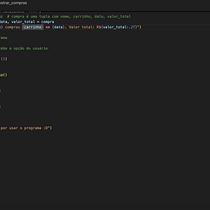 Meu projeto do curso: Introdução à programação em Python (Loja de artigos esportivos PT-BR). Projekt z dziedziny Programowanie, Tworzenie stron internetow, ch i  e-commerce użytkownika eu_nathpaprocki - 23.08.2024