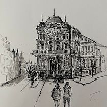 Mi proyecto del curso. Design, Ilustração tradicional, Esboçado, Ilustração arquitetônica, e Sketchbook projeto de tommy_z - 24.08.2024