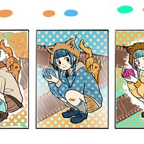 My project for course: Creating Urban Manga Characters . Traditional illustration, Character Design, Digital Illustration, Digital Drawing, and Manga project by sana39 - 08.25.2024