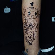 Mi proyecto del curso: Tatuaje botánico con puntillismo. Ilustração tradicional, Desenho de tatuagens e Ilustração botânica projeto de angieagudelo97 - 23.08.2024
