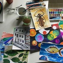 My project for course: Creative Watercolor Sketching for Beginners. Un progetto di Illustrazione tradizionale, Bozzetti, Creatività, Disegno, Pittura ad acquerello e Sketchbook di Maria Angela - 25.08.2024