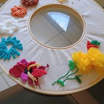 Meu projeto do curso: Bordado com relevo em duplo bastidor. Un projet de Broderie , et Design textile de giselle nascimento - 25.08.2024