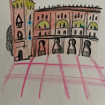 Mi proyecto del curso: Sketching urbano: dibuja tu ciudad en movimiento Ein Projekt aus dem Bereich Aquarellmalerei und Sketchbook von lulatorront - 26.08.2024